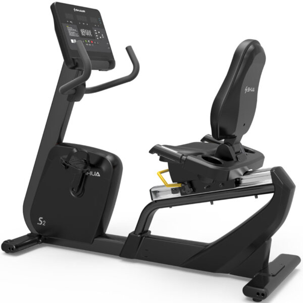 Vélo semi-allongé professionnel SHUA SH-B9100R – cardio confortable, écran LED, 40 niveaux de résistance