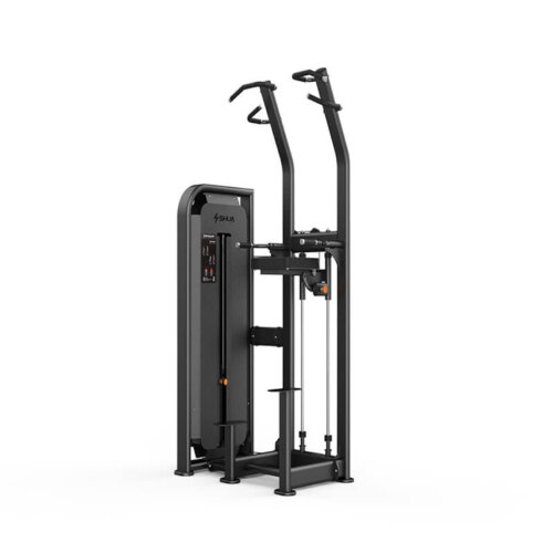 SH-G6851 Machine dips et tractions assistées SHUA SH-G6851 – double poste avec assistance professionnelle