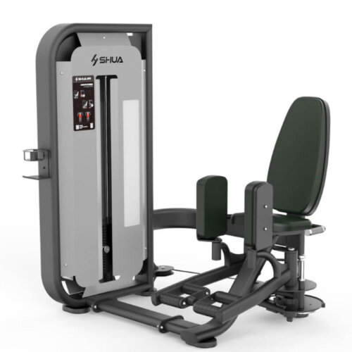 machine-musculation-professionnelle-abduction-adduction La machine Abducteur/Adducteur SHUA SH-G6819 cible les muscles des hanches