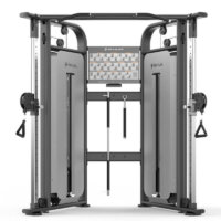 machine-musculation-professionnelle-poulie-double-reglable Station de musculation fonctionnelle SHUA SH-G6820M – machine polyvalente avec câbles et traction