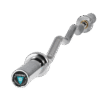 Barre olympique EZ curl LIVEPRO LP8053 – 10 kg – 120 cm – chrome – musculation bras