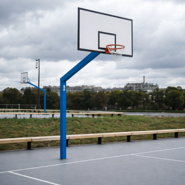 Poteau de Basket Extérieur Fixe
