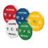 Disques bumper LIVEPRO en caoutchouc coloré – de 5 à 25 kg pour haltérophilie