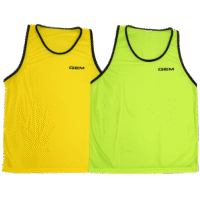 Dossard de Football GEM DS-1110 – Polyester – Vert ou Jaune – Tailles S/M et L/XL