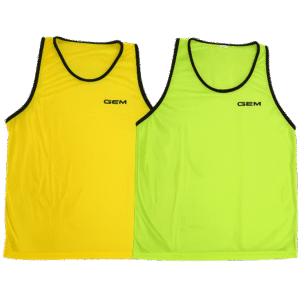 Dossard de Football GEM DS-1110 – Polyester – Vert ou Jaune – Tailles S/M et L/XL