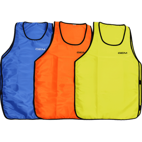 Dossard Dossard de Football DS-1100 – Sans Manches – Polyester – Jaune, Orange, Bleu