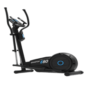 Vélo elliptique réglable Sportop E80 – compact avec pédales ajustables et résistance 16 niveaux