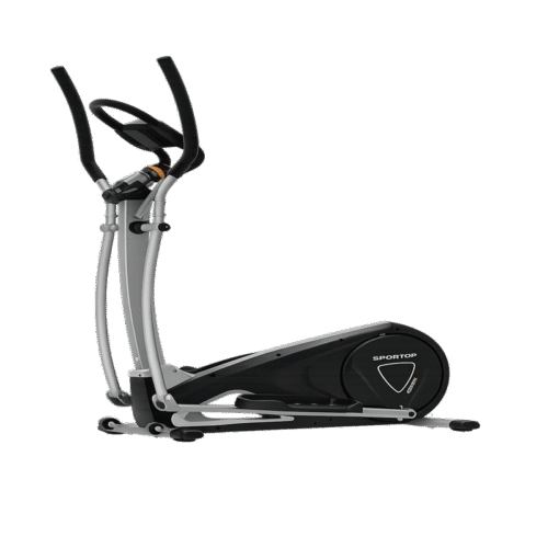 Vélo elliptique compact Sportop E850 – Résistance 16 niveaux, pédales réglables, écran rétroéclairé
