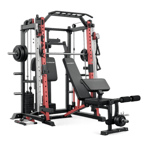 MG-4000 Cage Smith multifonction PRO FITNESS MG-4000 avec banc ajustable