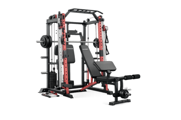 Cage Smith multifonction PRO FITNESS MG-4000 avec banc ajustable