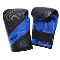 Mitaine de frappe KANGO bleu & noir – Tailles M, L, XL – Style Everlast