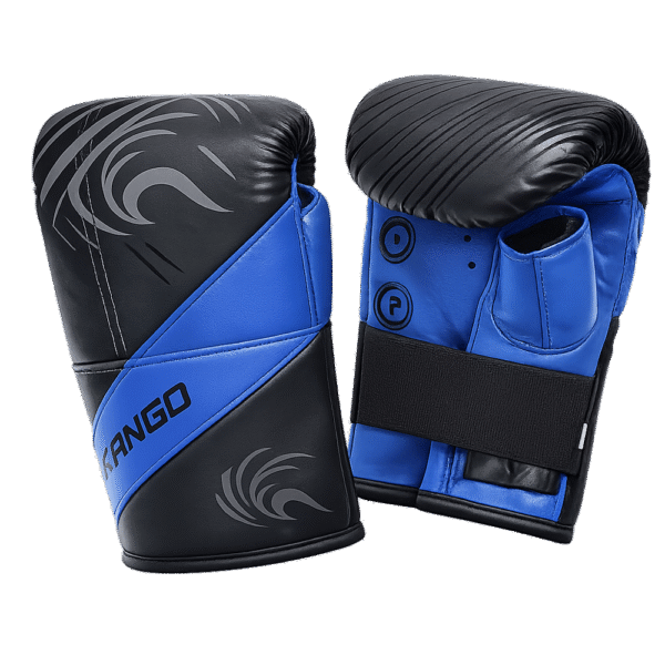 Mitaine de frappe KANGO bleu & noir – Tailles M, L, XL – Style Everlast