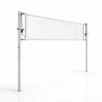 Poteaux-de-volley-ball-en-aluminium Poteaux de Volley-Ball en Aluminium