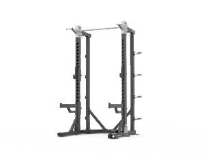 Half Rack SHUA SH-G8901 – structure professionnelle pour entraînement avec barre libre