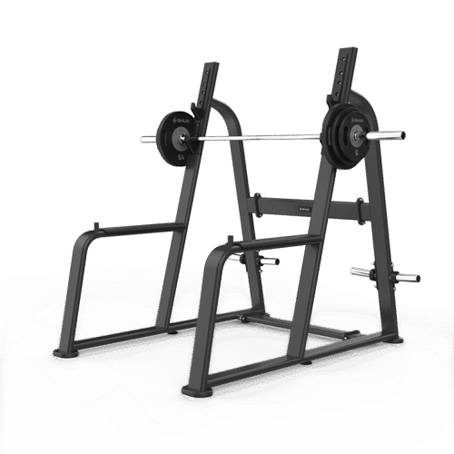 Rack à squat SHUA SH-G6854 – structure professionnelle pour entraînement avec barre