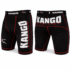 Short de compression KANGO KMS-628 noir et rouge avec logo Gladiator – équipement MMA, grappling, jiu-jitsu