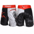 Short KANGO RGK-614 en Taslaan et Lycra, design Grim Reaper, couleurs rouge noir gris, tailles S M L.
