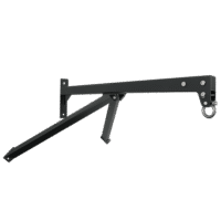 Support mural LP8622 LivePro pour sac de frappe – structure acier noir, fixation 3 points, charge max 100 kg