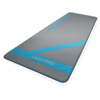 Tapis-de-yoga Tapis de yoga en mousse NBR 10 mm LivePro LP8228 – gris et bleu, antidérapant et confortable pour entraînement au sol.