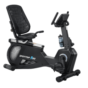 Vélo semi-allongé Sportop R60 – cardio confortable pour la maison avec siège ventilé