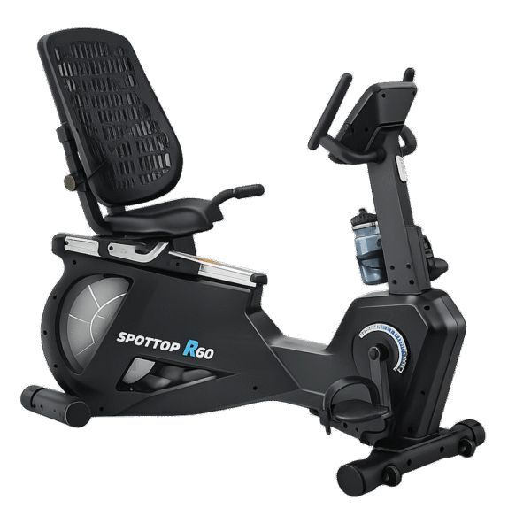 Vélo semi-allongé Sportop R60 – cardio confortable pour la maison avec siège ventilé