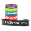 Bandes élastiques de résistance LivePro LP8410 – Super Bands en latex pour fitness, musculation et rééducation.