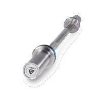 Barre olympique droite 120 cm – LIVEPRO – acier galvanisé – disques 50 mm