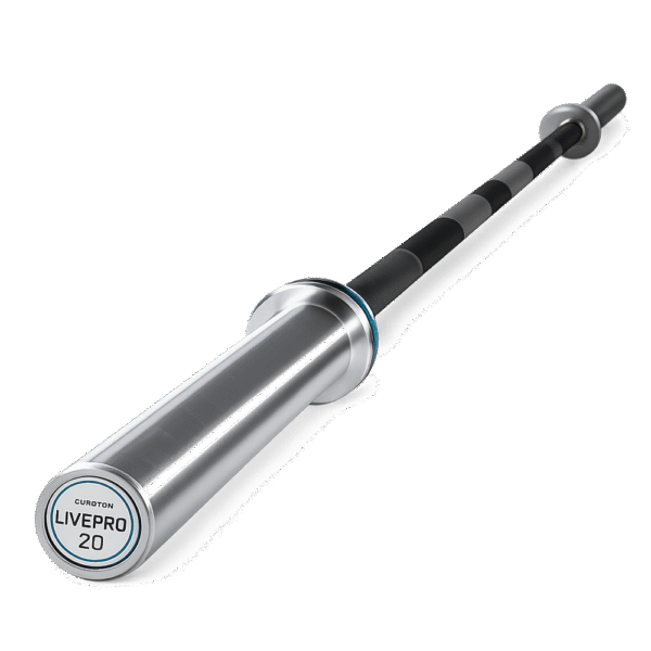barre-de-powerlifting-LP8080 Barre Powerlifting compétition 20 kg LIVEPRO LP8080 – 220 cm acier à ressort