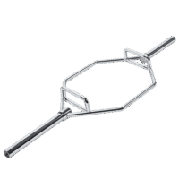 barre-hexagonal Barre hexagonale olympique LIVEPRO LP8309 – trap bar pour deadlift – double poignées – acier chromé