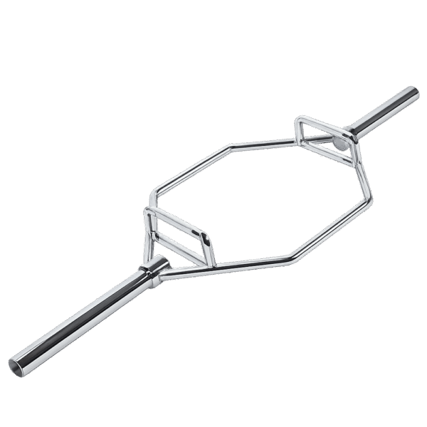 barre-hexagonal Barre hexagonale olympique LIVEPRO LP8309 – trap bar pour deadlift – double poignées – acier chromé