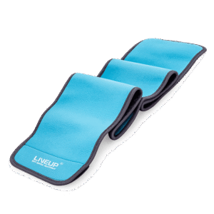 Ceinture amincissante en néoprène LiveUp LS3032B – couleur bleue – 100 x 25 cm – pour fitness et soutien lombaire