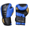 Gants de boxe en cuir bleu & noir – KANGO