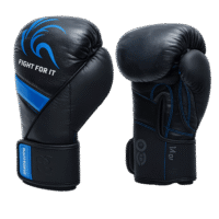 gant-noir-bleu Gants de boxe PU noir & bleu