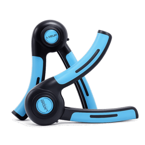 mains-dacier Extenseur , main d'acier LiveUp LS3107 bleu et noir avec ressort en acier inoxydable