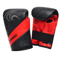 mitaines de frappe KANGO noir & rouge
