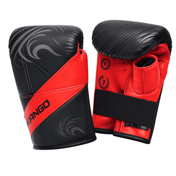 mitaines de frappe KANGO noir & rouge