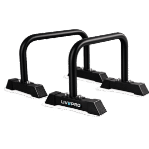 Parallettes LivePro LP8160 en acier – barres parallèles pour calisthenics et entraînement fonctionnel