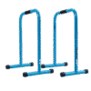 Parallettes LivePro LP8161 – barres d'entraînement en acier pour pompes, dips et calisthenics