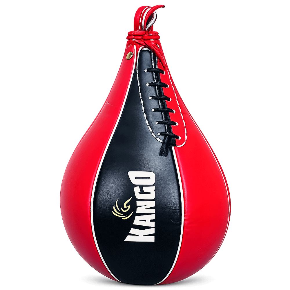 Poire de Vitesse Gonflable KANGO SBK-602 B &ndash; Noir et Rouge