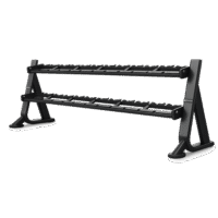 Rack à haltères 2 niveaux SHUA SH-G8884 – support professionnel pour rangement d’haltères
