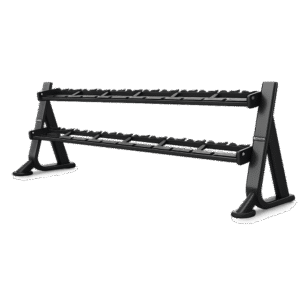 rack-a-2-niveux Rack à haltères 2 niveaux SHUA SH-G8884 – support professionnel pour rangement d’haltères