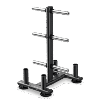Support vertical LIVEPRO LP8851 pour disques et barres olympiques – rangement en acier