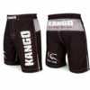 Short de combat MMA KANGO KMS-608 noir et gris avec impression Gladiator – textile professionnel pour arts martiaux