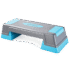 Step aérobic LIVEUP gris et bleu – réglable 12 à 22 cm – compact et antidérapant