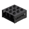 Support vertical LIVEPRO LP8874 pour 9 barres olympiques – rangement professionnel