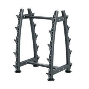 support-horizontal-10-barres Support horizontal LIVEPRO LP8853 pour 10 barres olympiques – rangement acier noir