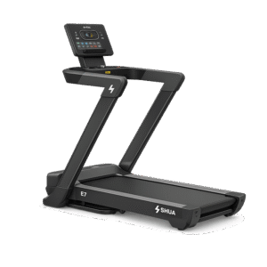 Tapis de course intelligent SHUA E7H – compact avec écran tactile, amorti Apollo, programmes cardio
