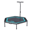 Trampoline de fitness professionnel LivePro LP8251 avec barre réglable – Équipement cardio et HIIT avec rebond silencieux.