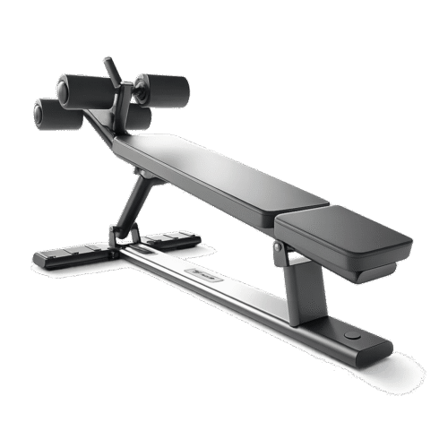 Banc abdominal d&eacute;clin&eacute; professionnel E7037 Fusion Pro noir