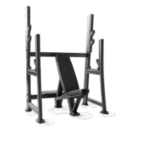 Banc olympique assis épaules PRESTIGE PRO E7051 noir salle de sport